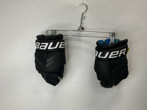 Vist Large View of Product Image Which is Used Bauer Youth Gloves Black 10"