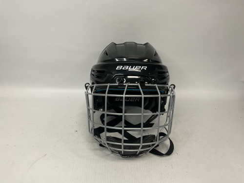 Vist Large View of Product Image Which is Used Bauer Helmet Cage Combo Black SM