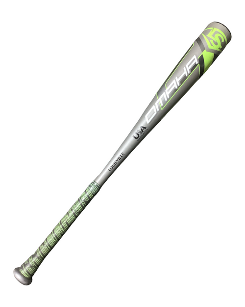 Vist Large View of Product Image Which is Used Louisville Slugger OMAHA BB/SB USA 2 5/8 Bat 28"