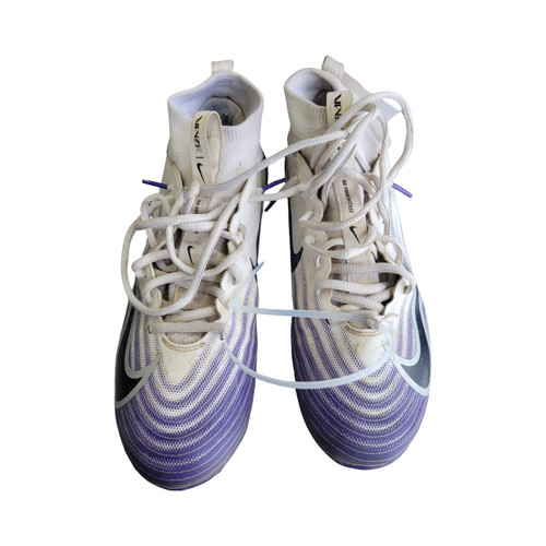 Vist Large View of Product Image Which is Used Nike Adult FB Cleats Purple Senior 8