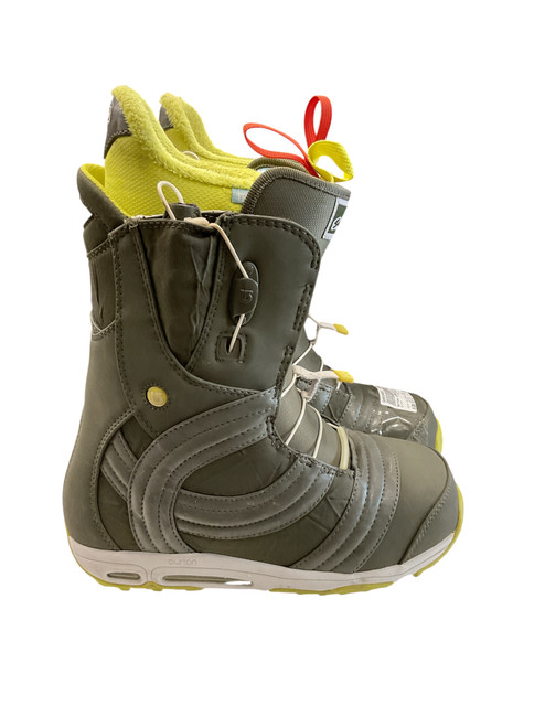 Vist Large View of Product Image Which is Used Burton EMERALD SZ 8.5 Womens Snowboard Boots Dark Green Senior 8.5
