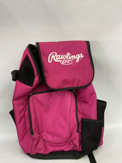 Vist Large View of Product Image Which is Used Rawlings BACKPACK BB/SB Player Backpack Pink