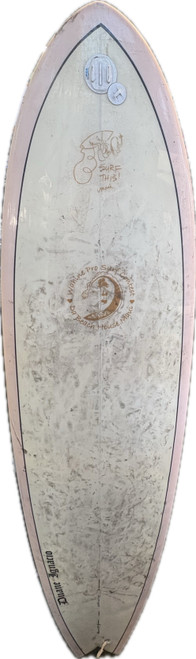 Vist Large View of Product Image Which is Used 4 FIN Surfboard White 6Ft 8In