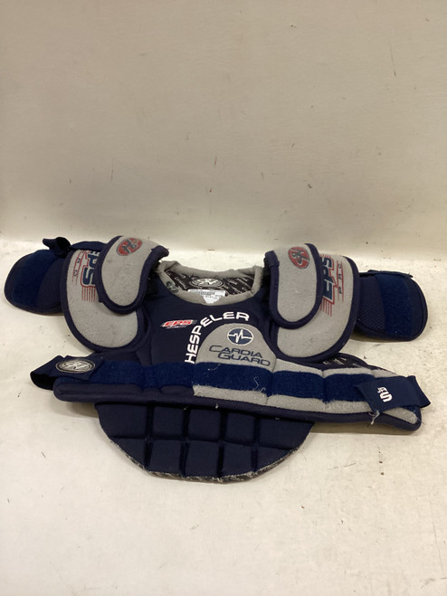 Vist Large View of Product Image Which is Used Hespeler EPS Junior Shoulder Pads SM