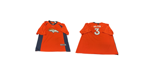Vist Large View of Product Image Which is Used NFL Broncos Wilson Jersey XL