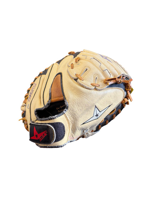 Vist Large View of Product Image Which is Used All-Star CM3200SBT Catchers RH Throw Gold 32"