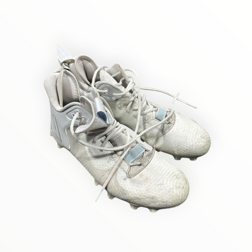 Vist Large View of Product Image Which is Used New Balance LAX Cleats Mens White Senior 11.5