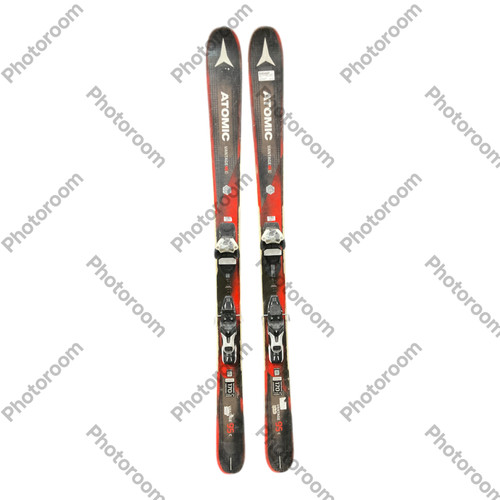 Vist Large View of Product Image Which is Used Atomic VANTAGE 95C Mens DH Ski/Binding Black And Red 170 cm 11362-S000144161
