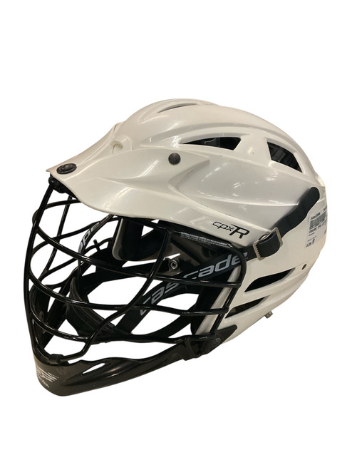 Vist Large View of Product Image Which is Used Cascade CPX-R Lacrosse Helmet White MD