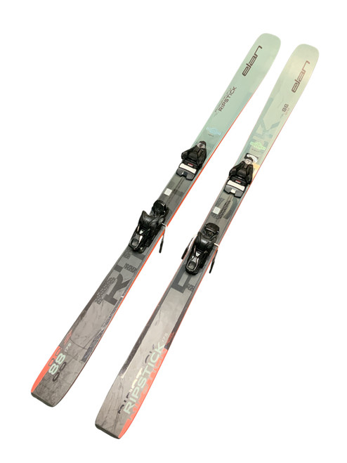 Vist Large View of Product Image Which is Used Elan RIPSTICK 88 Mens DH Ski/Binding Grey 175 cm