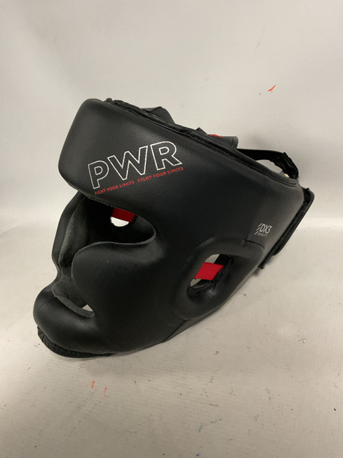 Vist Large View of Product Image Which is Used PWR HEADGEAR Boxing Headgear Black