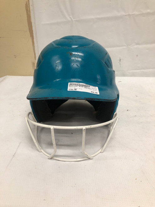 Vist Large View of Product Image Which is Used Rawlings BLUE HELMET Batting Helmet w/Mask Royal Blue MD