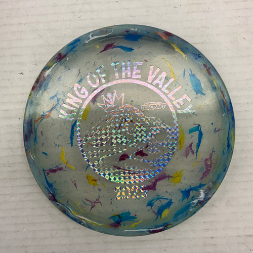 Vist Large View of Product Image Which is Used Discraft Z ZONE OS Disc Golf Putter Royal Blue 178g