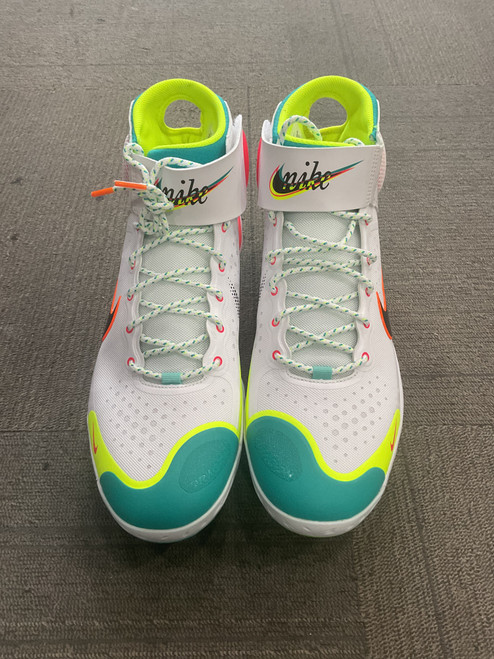 Vist Large View of Product Image Which is Used Nike REACT HUARACHE 3 ELITE BB/SB Cleats White Senior 13.5