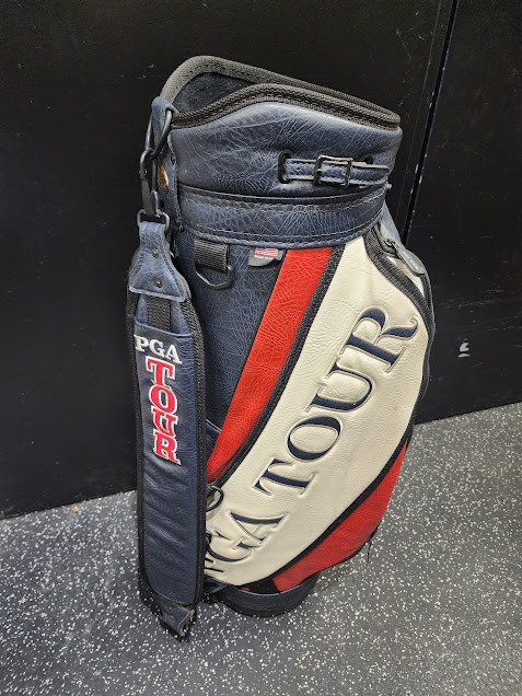 Vist Large View of Product Image Which is Used PGA TOUR CART BAG Mens Cart Bag Navy Blue