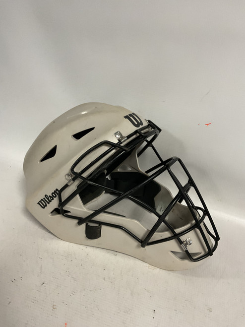 Vist Large View of Product Image Which is Used Wilson EZ GEAR 2.0 Catchers Helmet w/Mask Grey SM