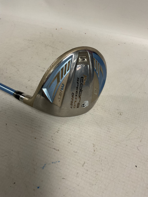 Vist Large View of Product Image Which is Used Cobra KING SPEED LD OFFSET M/ST Womens Fairway Wood RH 3 Wood