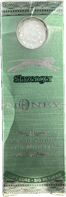 Vist Large View of Product Image Which is Used Slazenger MONEY 3 Ball - Golf Ball Sleeve