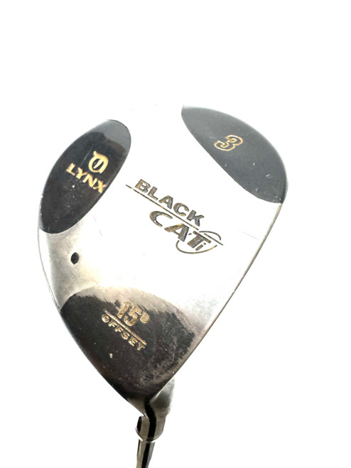 Vist Large View of Product Image Which is Used Lynx BLACKCAT Mens Fairway Wood RH 3 Wood