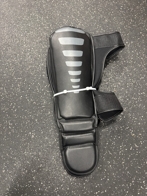 Vist Large View of Product Image Which is Used Century Martial Arts Shin Pads Black S/M