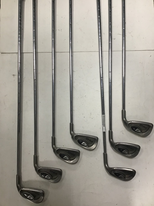 Vist Large View of Product Image Which is Used Ping I3+ GREEN Mens Iron Set RH 3I-PW No 7i