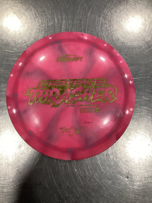 Vist Large View of Product Image Which is Used Discraft CAPTAINS THRASHER 174G Disc Golf Driver Pink
