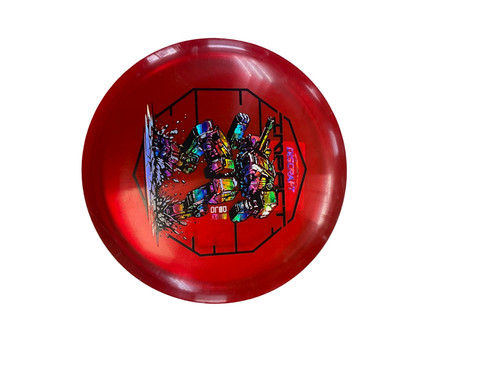Vist Large View of Product Image Which is Used Innova Z IMPACT Disc Golf Driver Red 178g