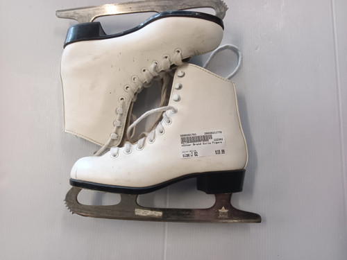 Vist Large View of Product Image Which is Used Girls Figure Skate White Junior 02
