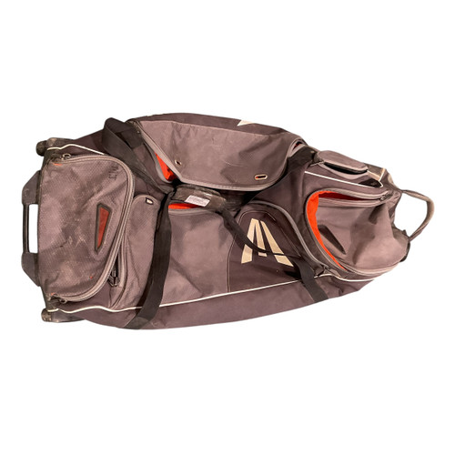 Vist Large View of Product Image Which is Used Easton WHEELED PLAYERS BAG BB/SB Player Wheeled Bag Grey