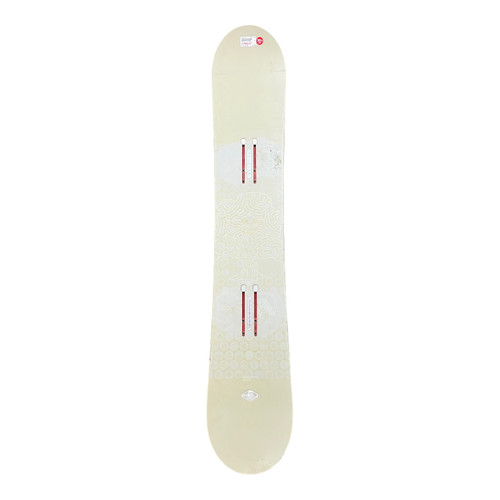 Vist Large View of Product Image Which is Used Jeenyus Tera Dakides Womens Snowboard Only White 152 cm