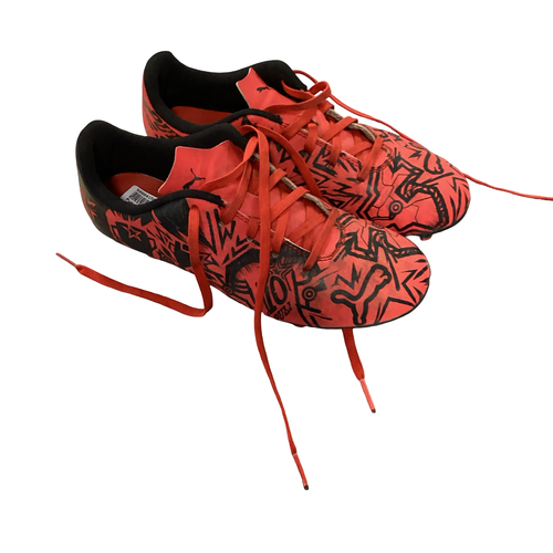 Vist Large View of Product Image Which is Used Puma Soccer Cleats Red Junior 05