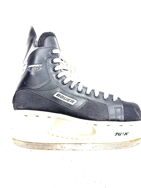 Vist Large View of Product Image Which is Used Bauer IMPACT 100 Senior Hockey Skate Senior 11