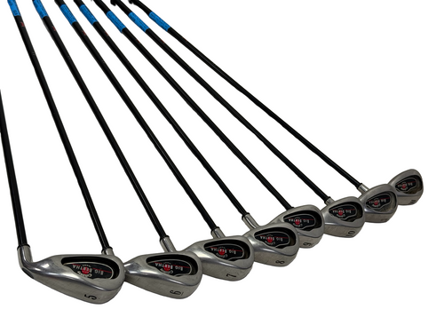 Vist Large View of Product Image Which is Used Callaway BIG BERTHA 2004 Mens Golf Iron Set RH 5I-SW (8pc) w/ RCH 75i R-Flex Shafts +1/4"