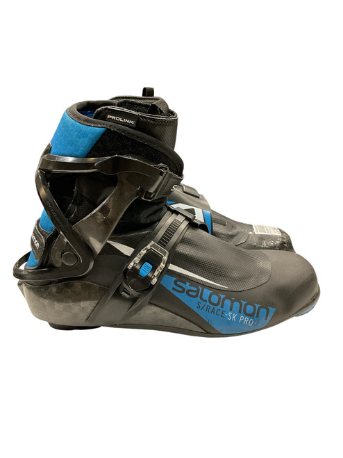 Vist Large View of Product Image Which is Used Salomon Mens NNN XC Ski Boots Black M 10.5