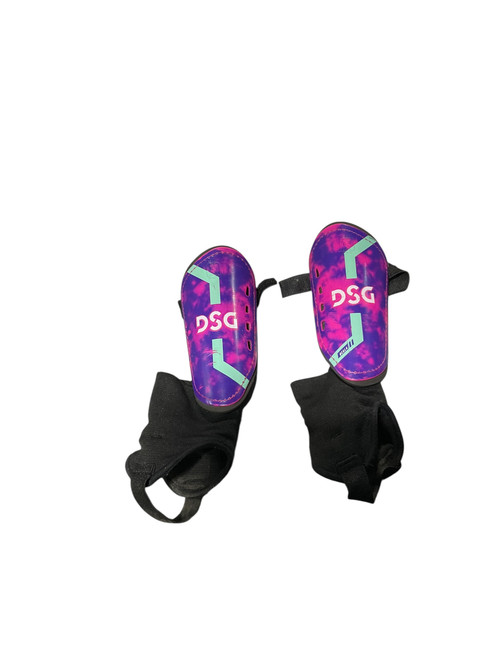 Vist Large View of Product Image Which is Used Dsg Soccer Shin Guards Junior Pink MD