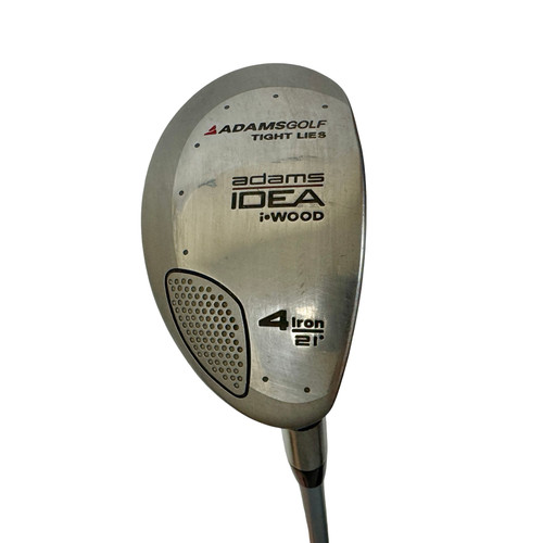 Vist Large View of Product Image Which is Used Adams Golf IDEA IWOOD Women's RH 4 Hybrid Ladies Flex Graphite Shaft