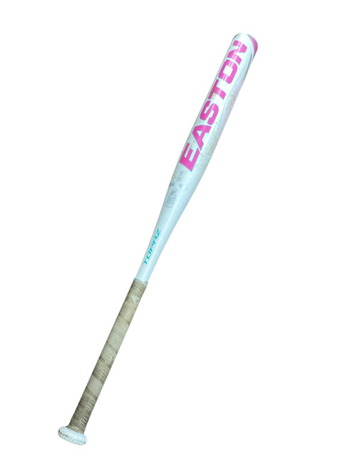 Vist Large View of Product Image Which is Used Easton TOPAZ BB/SB Fastpitch Bat White 32"