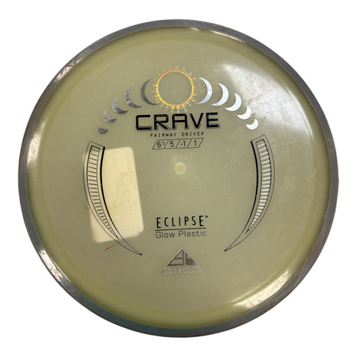Vist Large View of Product Image Which is Used Axiom CRAVE Disc Golf Driver White 172g