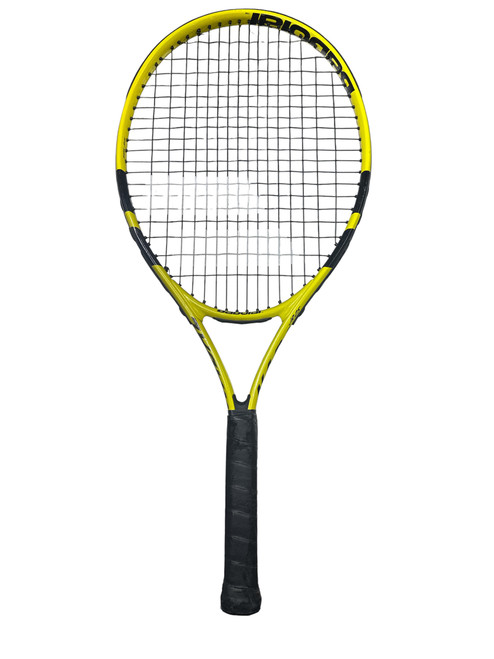 Vist Large View of Product Image Which is Used Babolat NADAL Adult Tennis Racquet Yellow 4 5/8"