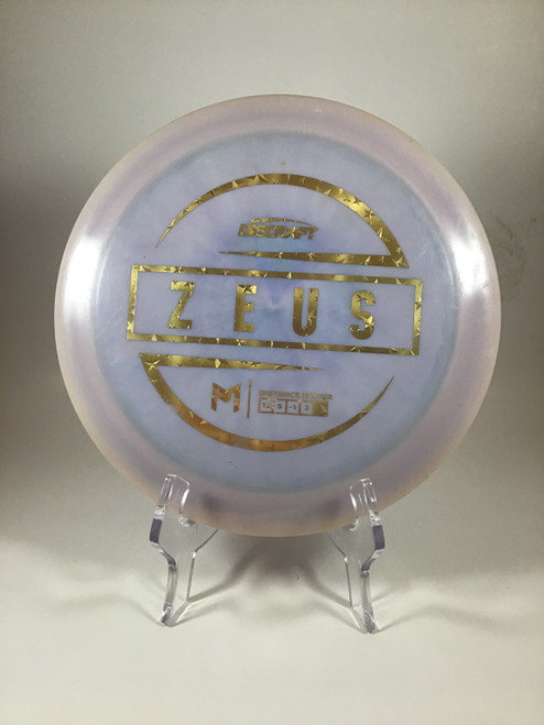 Vist Large View of Product Image Which is Used Discraft ESP ZEUS Disc Golf Driver Purple 169g