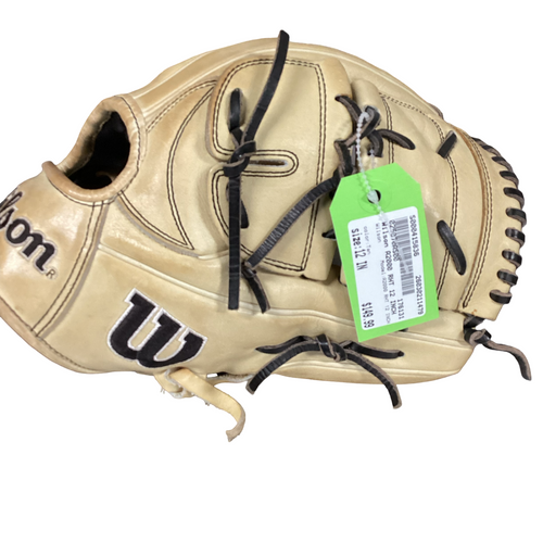 Vist Large View of Product Image Which is Used Wilson A2000 RHT 12 INCH BB/SB Glove RH Throw Tan 12"