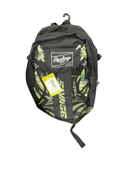 Vist Large View of Product Image Which is Used Rawlings SAVAGE BAG BB/SB Player Carry Bag Black