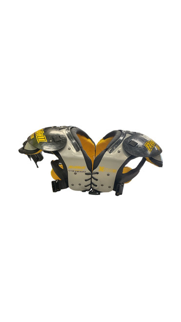 Vist Large View of Product Image Which is Used, Riddell, XFORCE 2, Football, Shoulder Pads, Black, Medium