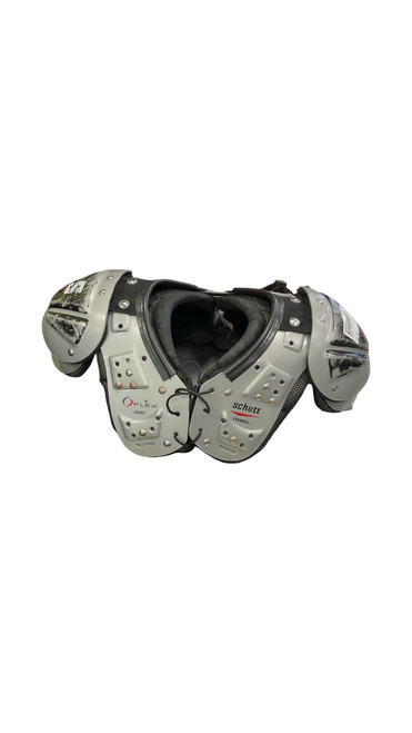 Vist Large View of Product Image Which is Used, Schutt, Y FLEX, Football, Shoulder Pads, Grey, XXS