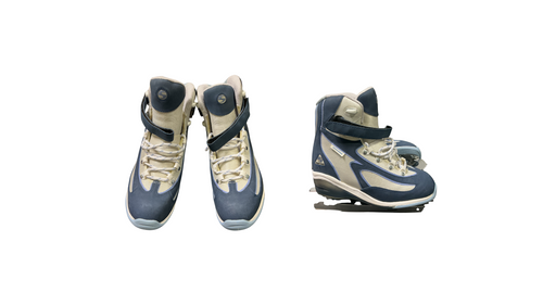 Vist Large View of Product Image Which is Used Jackson VISTA SOFTEC WomensFigure Skate Grey And Royal Blue Senior 7