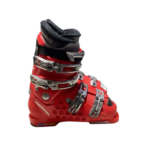 Vist Large View of Product Image Which is Used Salomon COURSE80 Boys DH Ski Boot Red 250 MP - M07 - W08