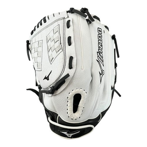 Vist Large View of Product Image Which is Used Mizuno SUPREME SERIES BB/SB Glove LH Throw White 12 1/2"