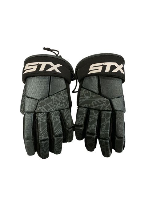 Vist Large View of Product Image Which is Used STX STALLION 75 Lacrosse Gloves Mens Black 12"
