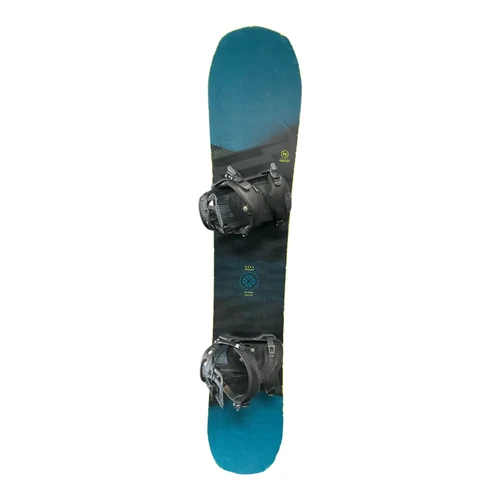 Vist Large View of Product Image Which is Used Nidecker MERICA Mens Board/Bindings Navy Blue 155 cm