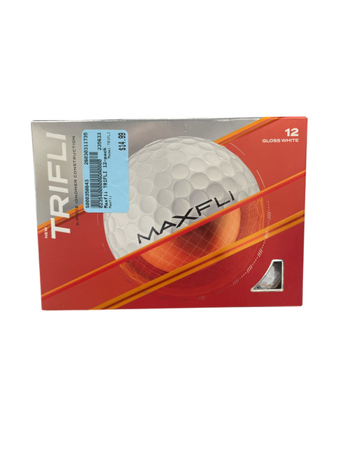 Vist Large View of Product Image Which is Used Maxfli TRIFLI 12 Pack - Golf Balls